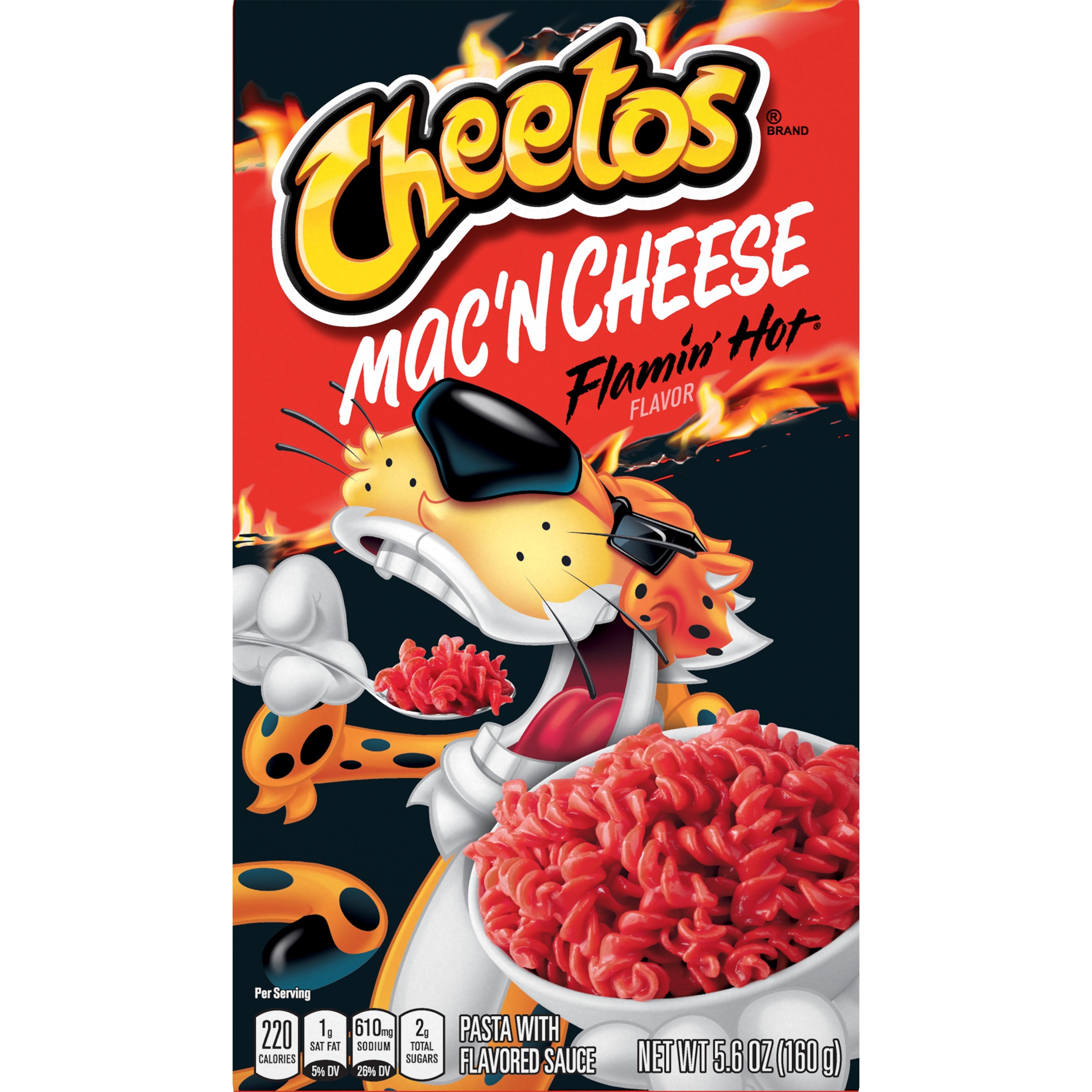 Cheetos Mac 'N Cheese, Flamin' Hot Flavor, 5.9 oz Box thumbnail 2