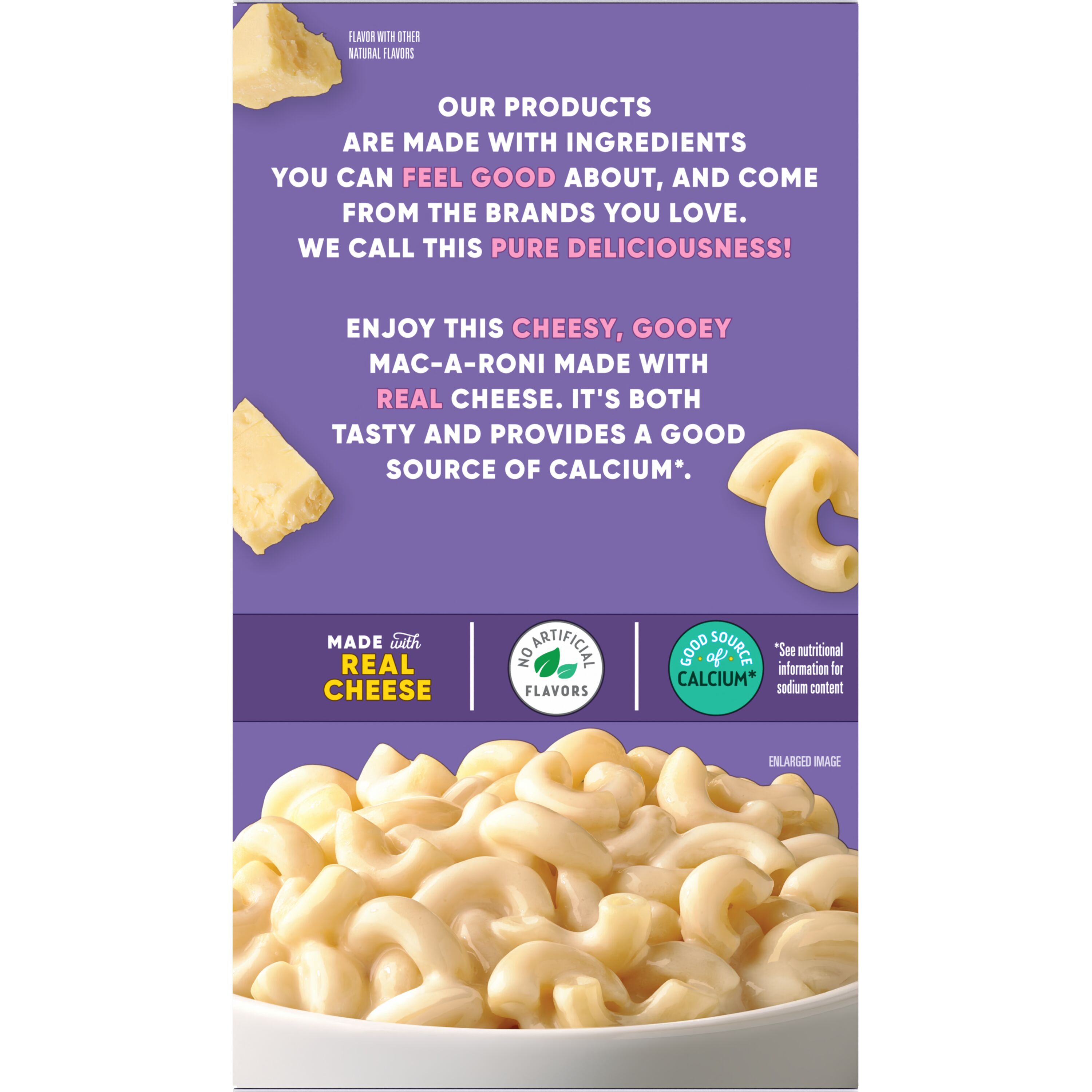 Quaker Simply Pure Delicious Macroni, White Cheddar Flavor, (8.2 oz), Single Pack thumbnail 3