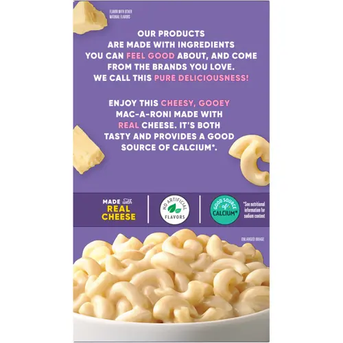 Quaker Simply Pure Delicious Macroni, White Cheddar Flavor, (8.2 oz), Single Pack thumbnail 3