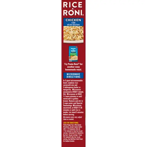 Rice-A-Roni Chicken Broth and Herbs Flavor Rice & Vermicelli Packaged Meal, Shelf-Stable 6.9 oz Box thumbnail 4