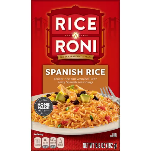 Rice-A-Roni Rice, Spanish Flavor 6.8 oz Box thumbnail 2