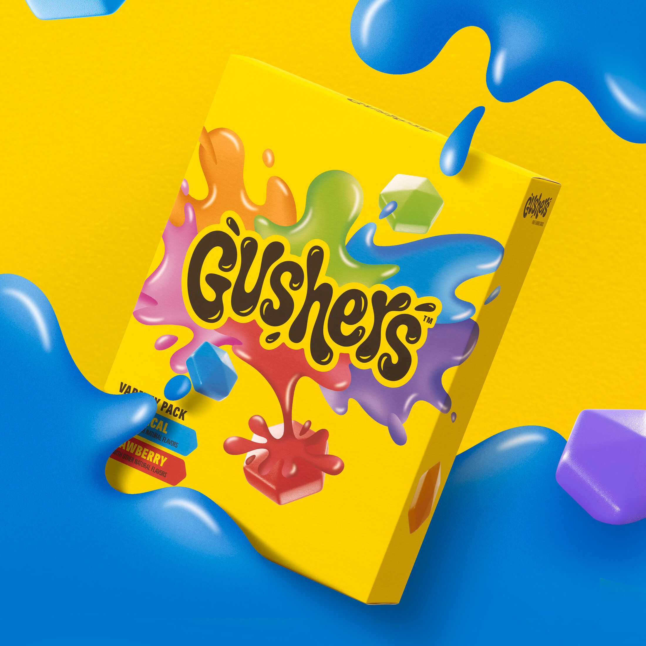 Gushers Fruit Flavored Snacks, Tropical and Strawberry Flavors, Family Pack, 20 Ct, 16 oz thumbnail 4