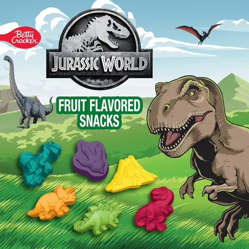Jurassic World Fruit Flavored Snacks, Treat Pouches, Gluten Free, 10 Ct, 8 oz thumbnail 3