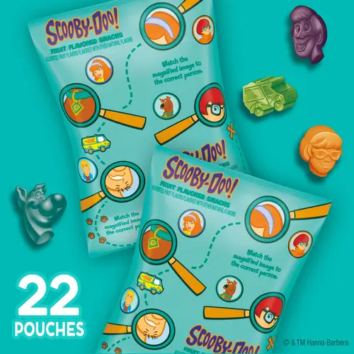 Scooby Doo Fruit Flavored Snacks, Treat Pouches, Gluten Free, Value Pack, 22 Ct, 17.6 oz thumbnail 4