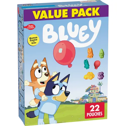 Bluey Fruit Flavored Snacks, Treat Pouches, Gluten Free Snack, Value Pack, 22 Ct, 17.6 oz thumbnail 2
