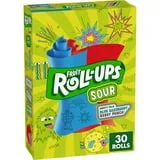 Fruit Roll-Ups Sour Fruit Flavored Snacks, Variety Pack, 15 oz (30 Count)