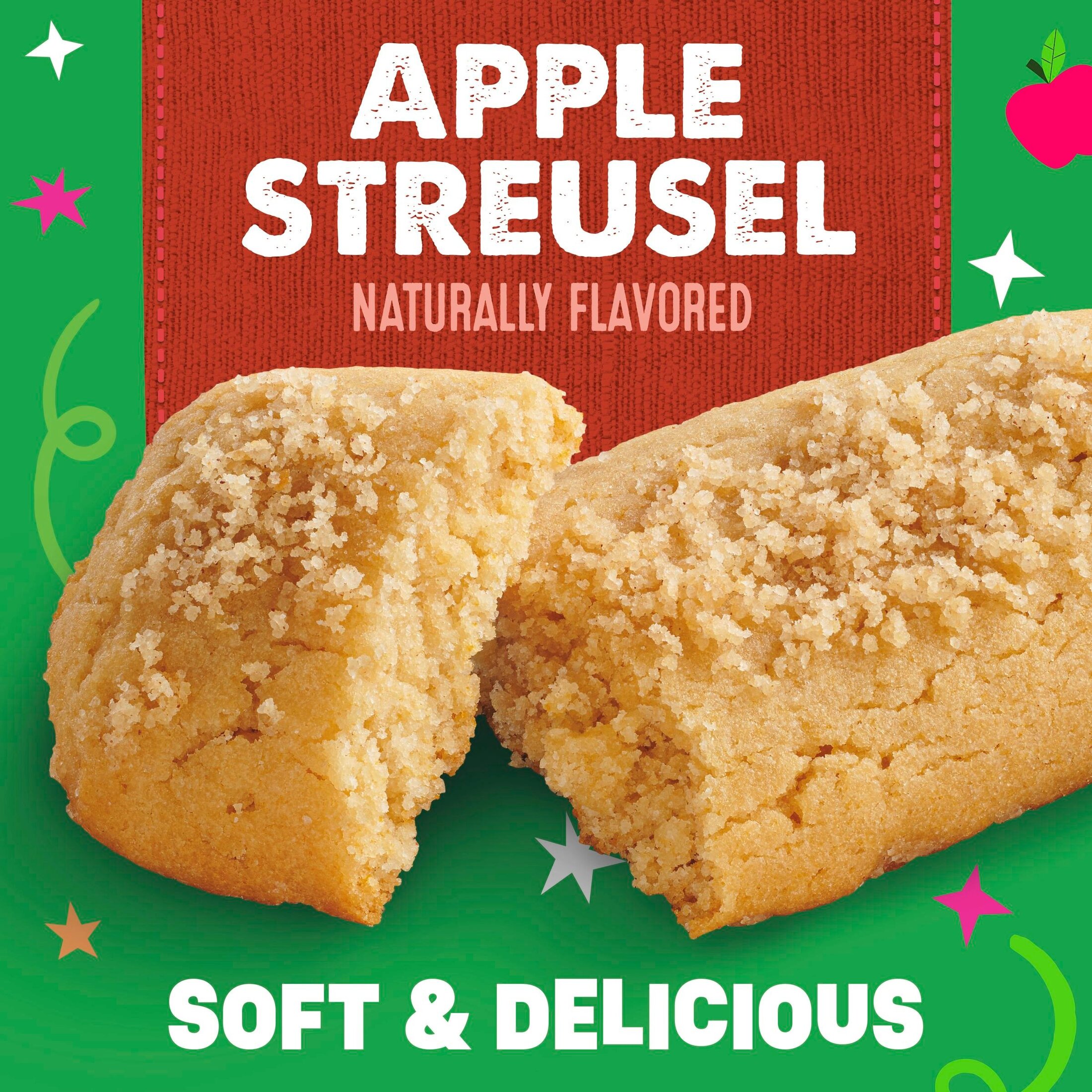 Mott's Soft Baked Bars, Apple Streusel, Made with Applesauce, 6 Ct, 5.76 oz thumbnail 2