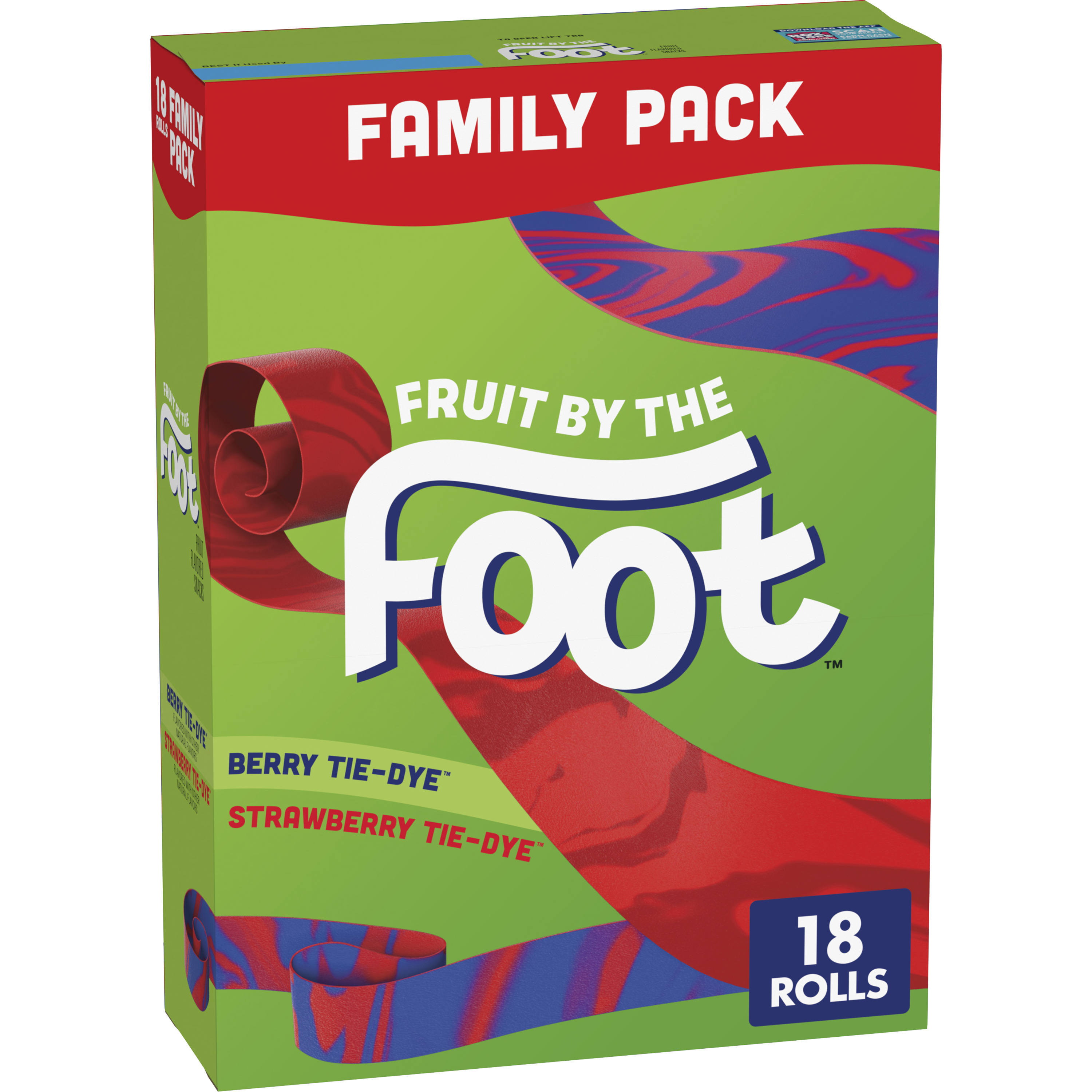 Fruit By The Foot Fruit Flavored Snacks, Variety Pack, 18 Rolls, 13.5 oz