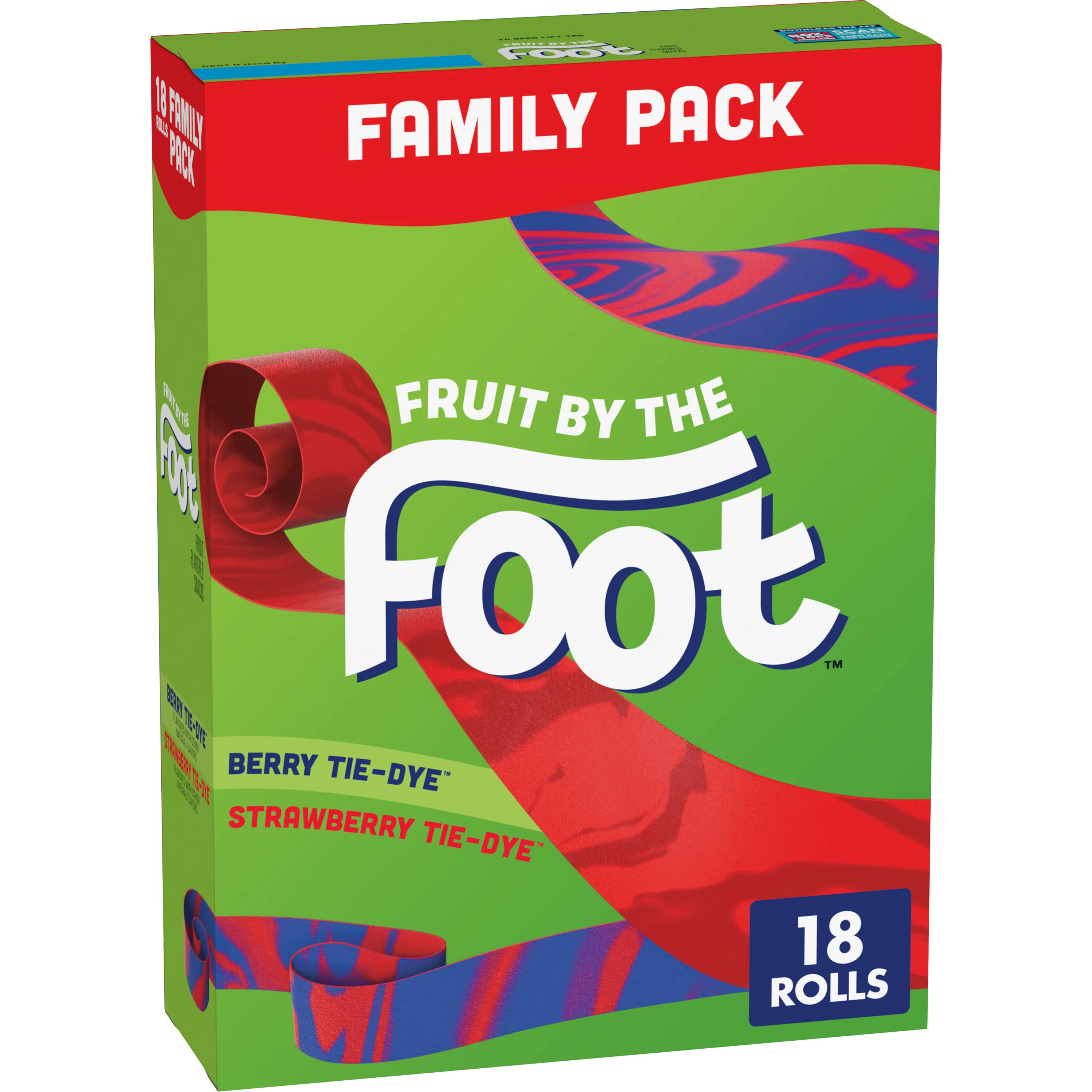 Fruit By The Foot Fruit Flavored Snacks, Variety Pack, 18 Rolls, 13.5 oz