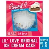 Carvel Lil' Love Ice Cream Cake, Chocolate and Vanilla Ice Cream and Crunchies, 25floz, Frozen