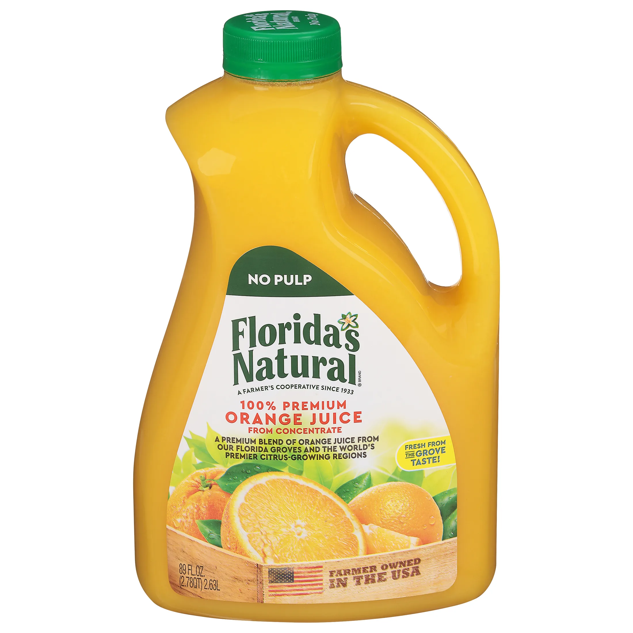 Florida's Natural Orange Juice No Pulp 89 oz