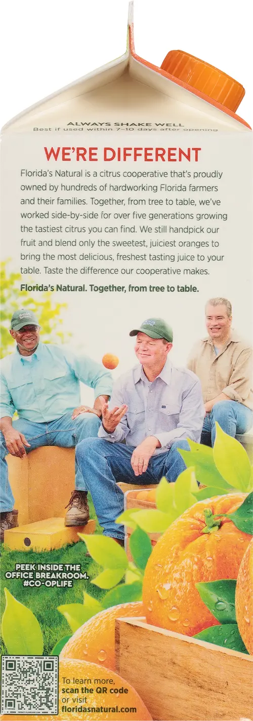 Florida's Natural Orange Juice With Pulp 52 oz thumbnail 4