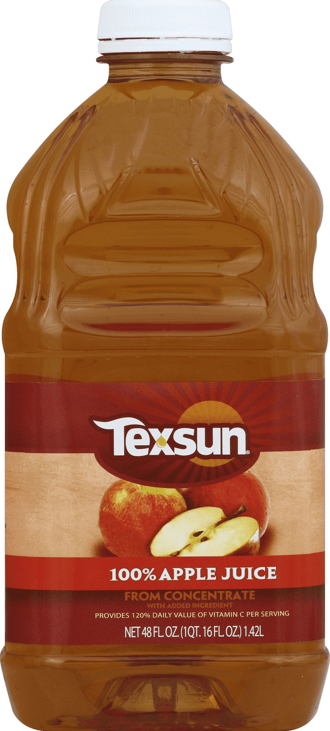 Texsun Apple Juice 48 oz From Concentrate