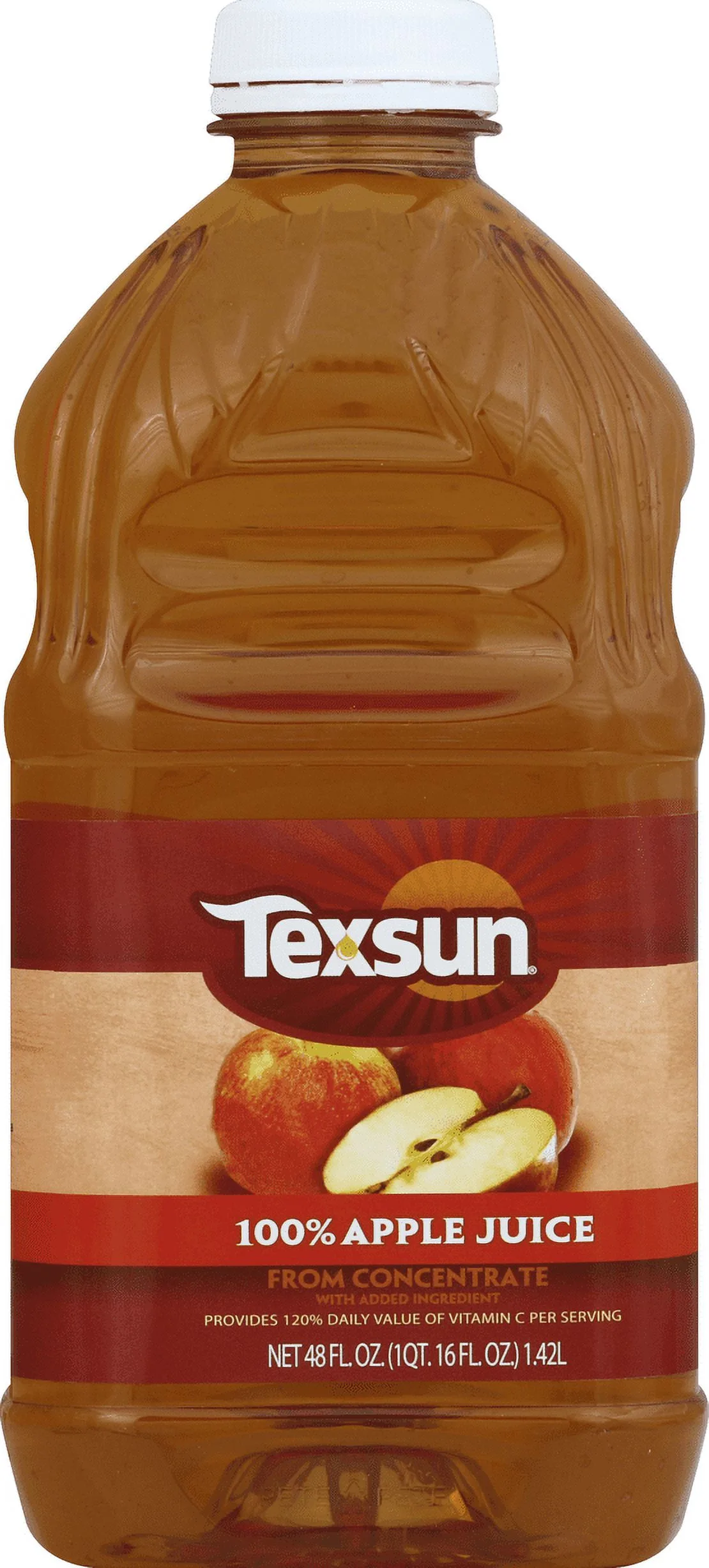Texsun Apple Juice 48 oz From Concentrate