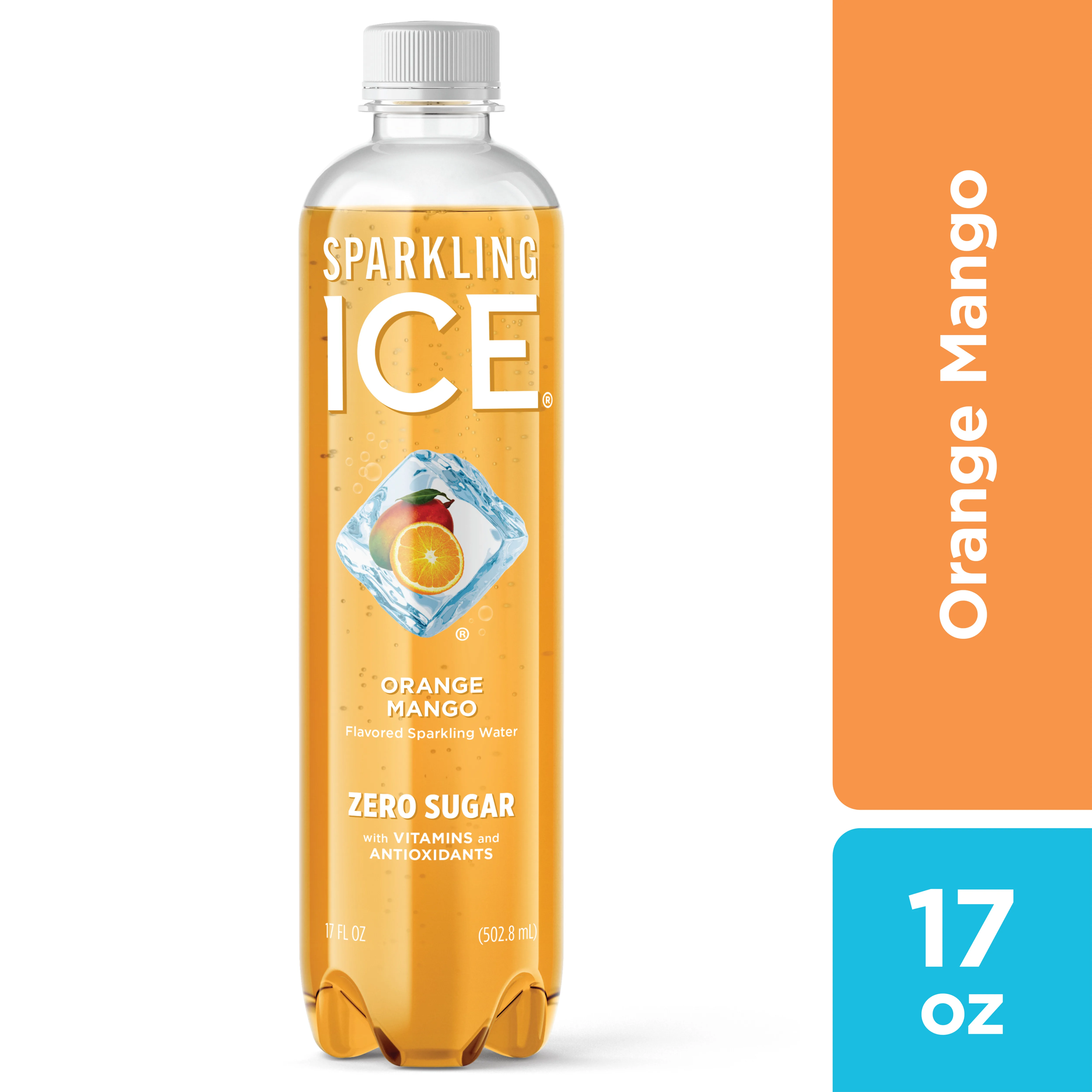 Sparkling IceÂ® Naturally Flavored Sparkling Water, Orange Mango 17 fl oz Plastic Bottle