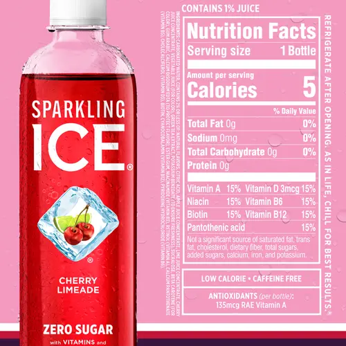 Sparkling Ice Purple Variety Pack, Flavored Sparkling Water, 17 fl oz, 12 count thumbnail 4