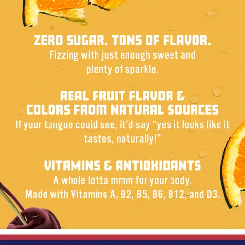 Sparkling Ice Zero Sugar Flavored Sparkling Water, Fruit Punch Sparkling Water, 17 fl oz Plastic Bottle, Allergens Not Contained thumbnail 4