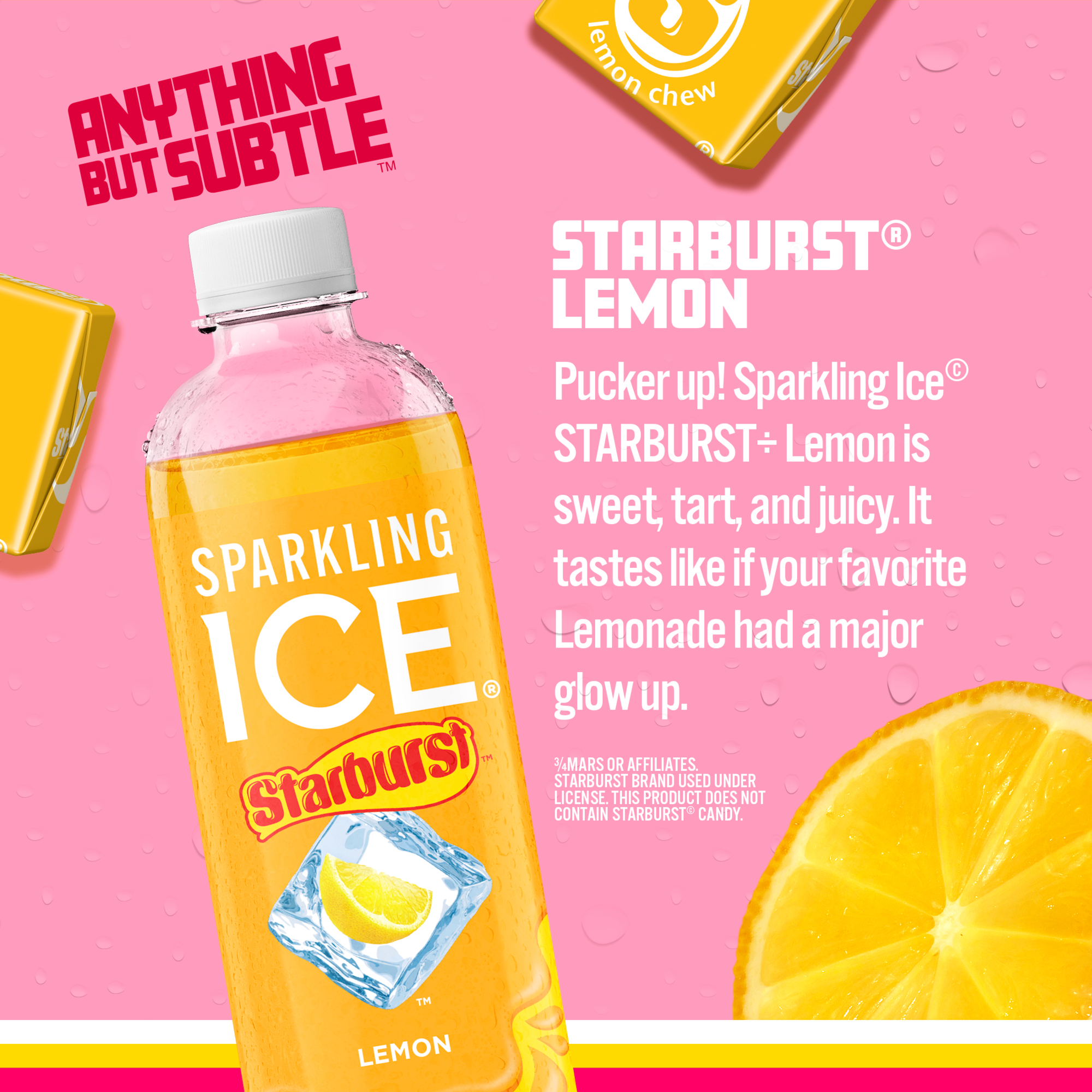 Sparkling Ice Starburst Lemon thumbnail 2