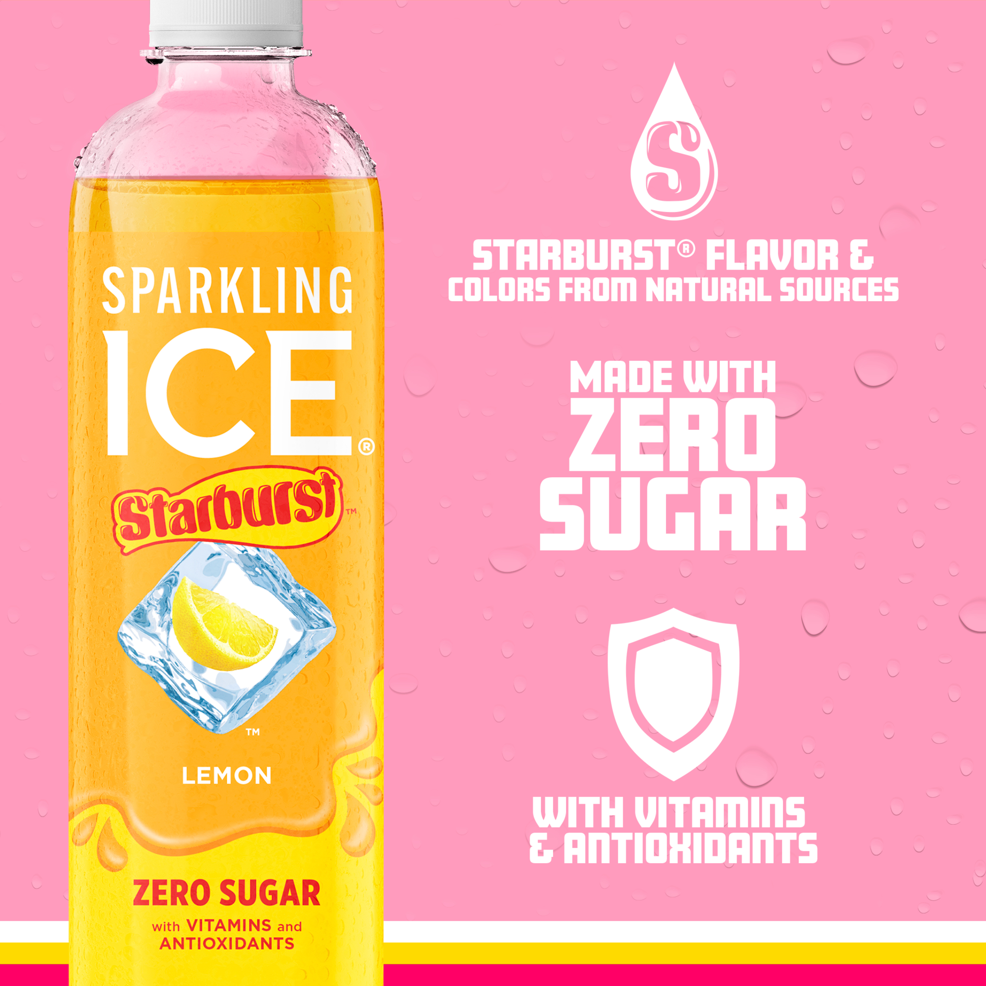 Sparkling Ice Starburst Lemon thumbnail 3