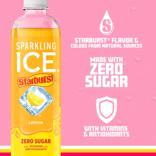 Sparkling Ice Starburst Lemon thumbnail 3