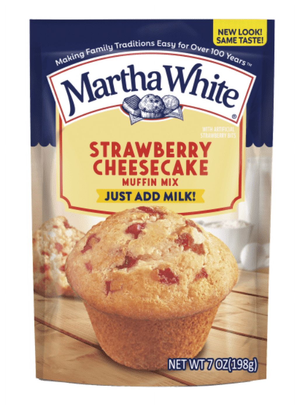 Pack of 2 Martha White Strawberry Cheesecake Muffin 7 OZ