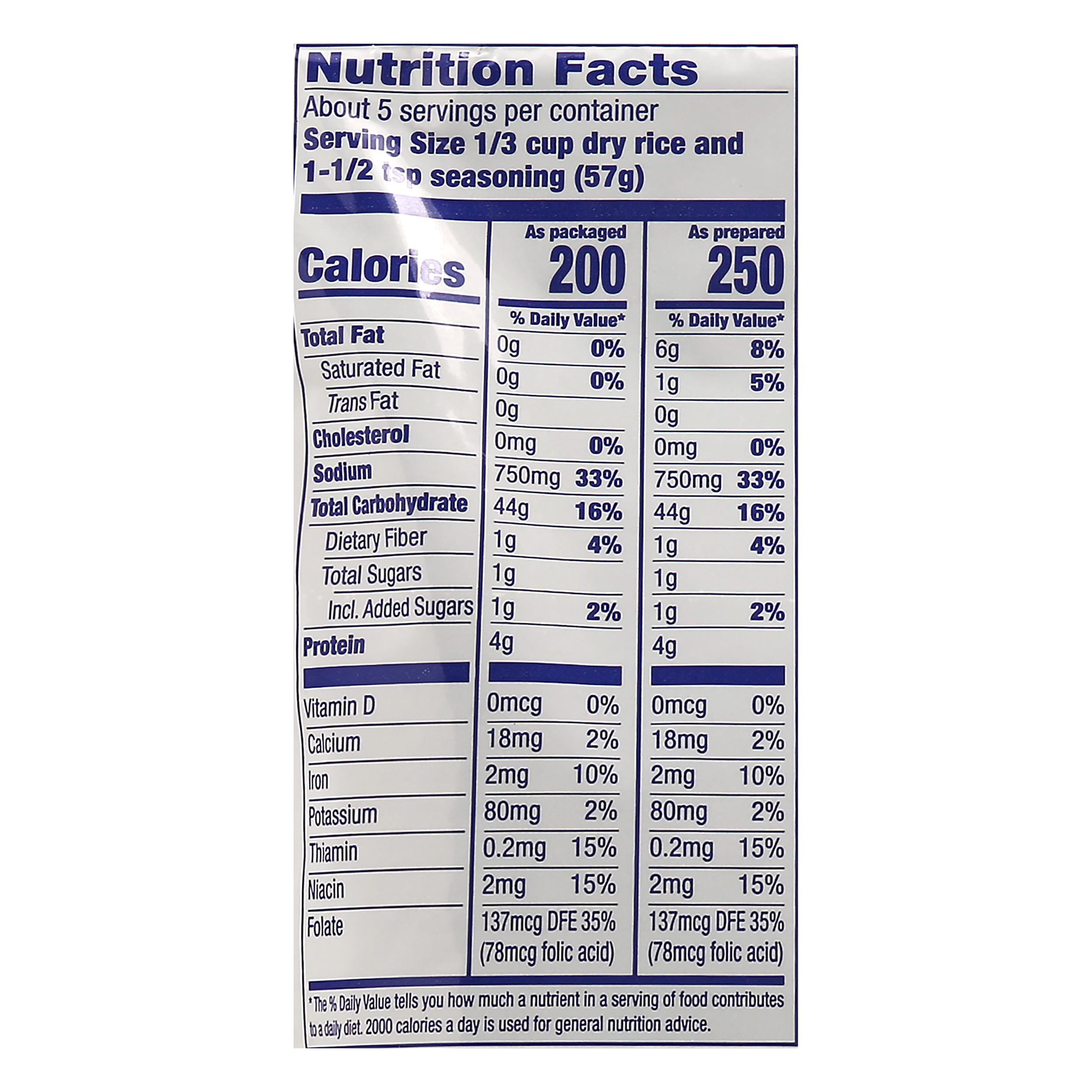 Mahatma Saffron Yellow Seasonings & Long Grain Rice, Gluten Free, 10 oz. Bag thumbnail 4