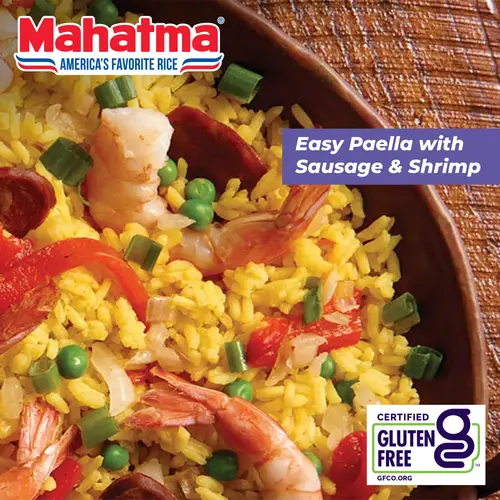 Mahatma Authentic Saffron Yellow Rice, Seasoned Rice with Spices, Gluten Free, 16 oz Bag thumbnail 4