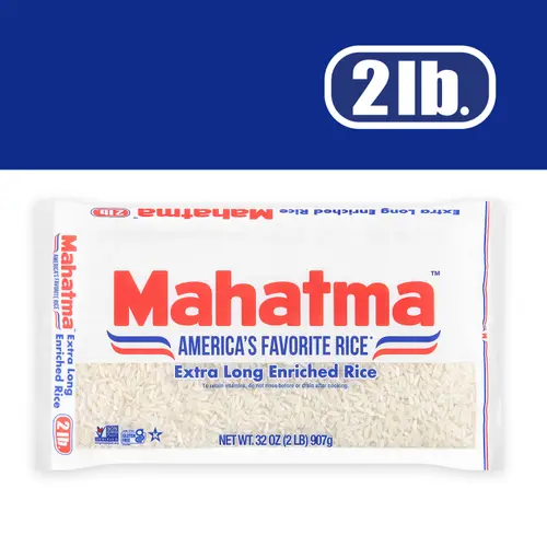 Mahatma Gluten-Free Enriched Extra Long Grain White Rice, 2 lb Bag thumbnail 3
