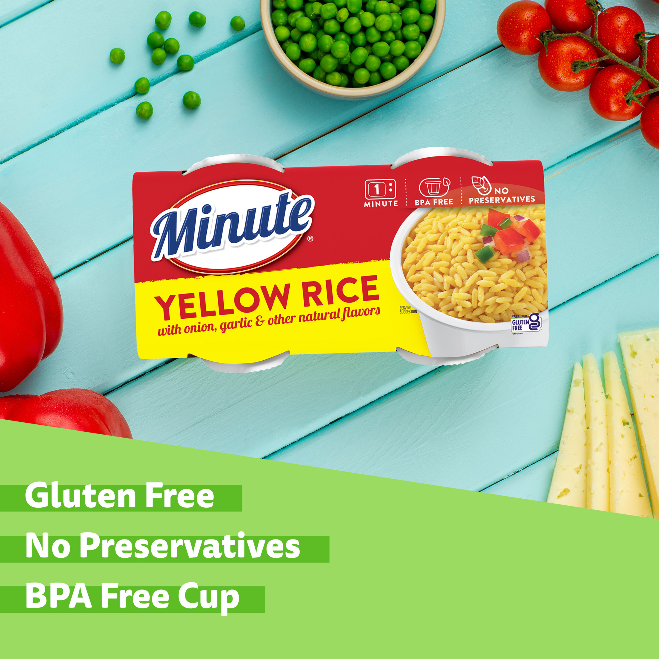 Minute Ready to Serve Yellow Rice, Naturally Flavored, 4.4 oz, 2 Cups thumbnail 4
