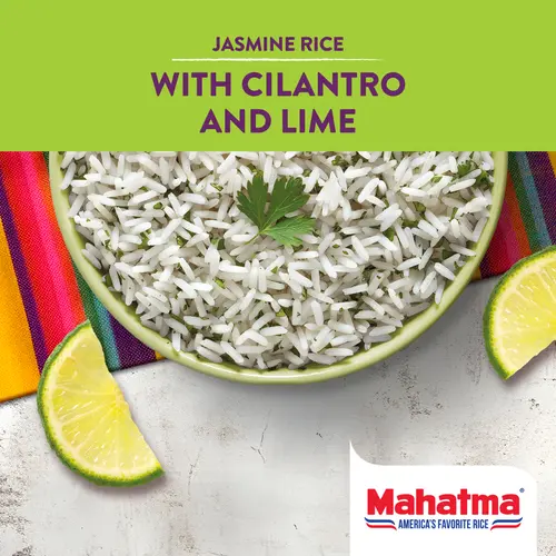 Mahatma Ready-to-Heat Cilantro Limon Jasmine Rice, Gluten Free, 8.8 oz Bag thumbnail 3