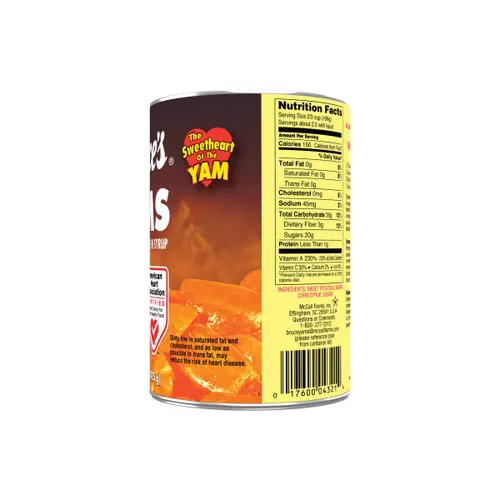 Bruce's Canned Yams Cut Sweet Potatoes in Syrup, 15 oz , Can thumbnail 3