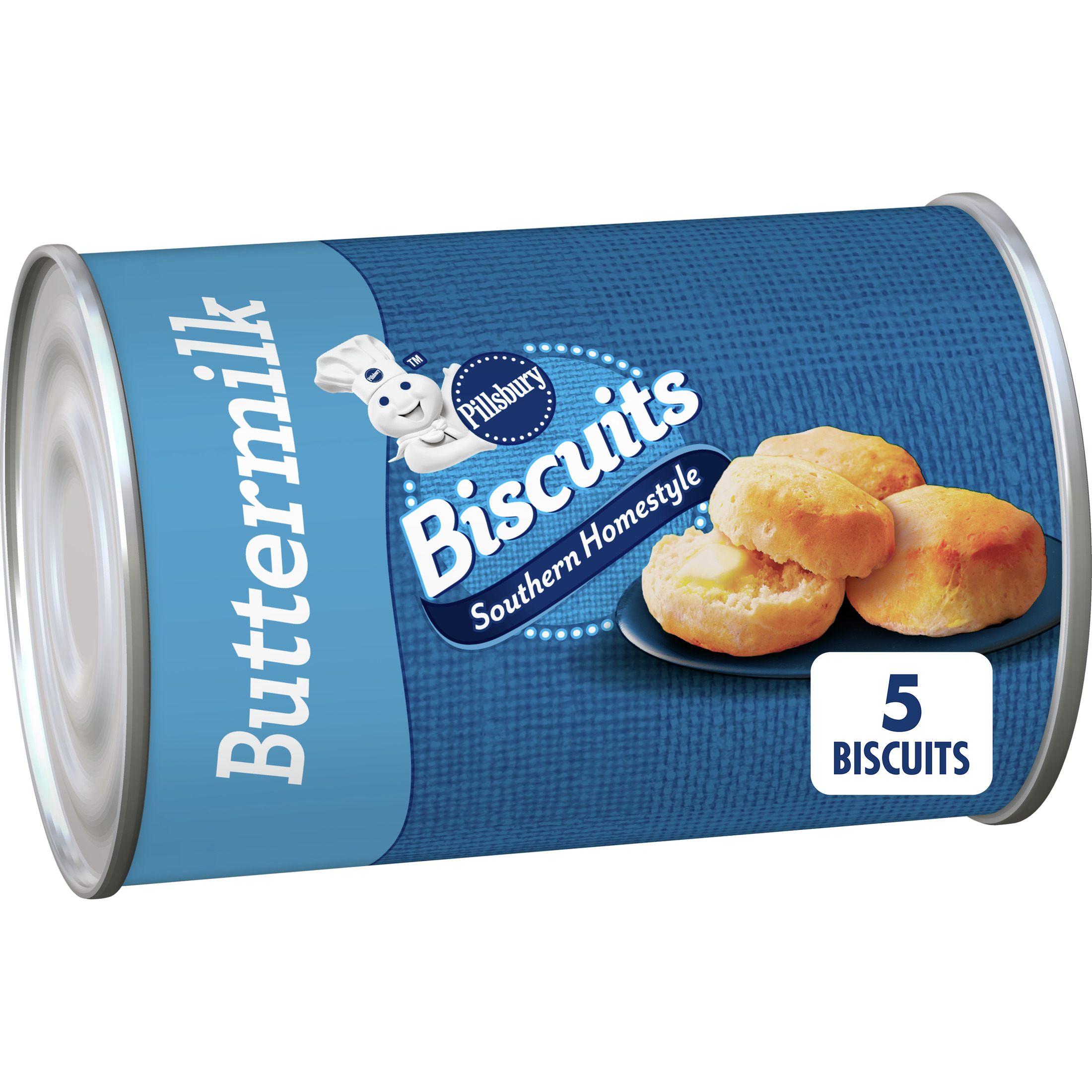 Pillsbury Southern Homestyle Biscuits, Buttermilk, 5 ct., 6 oz. thumbnail 2