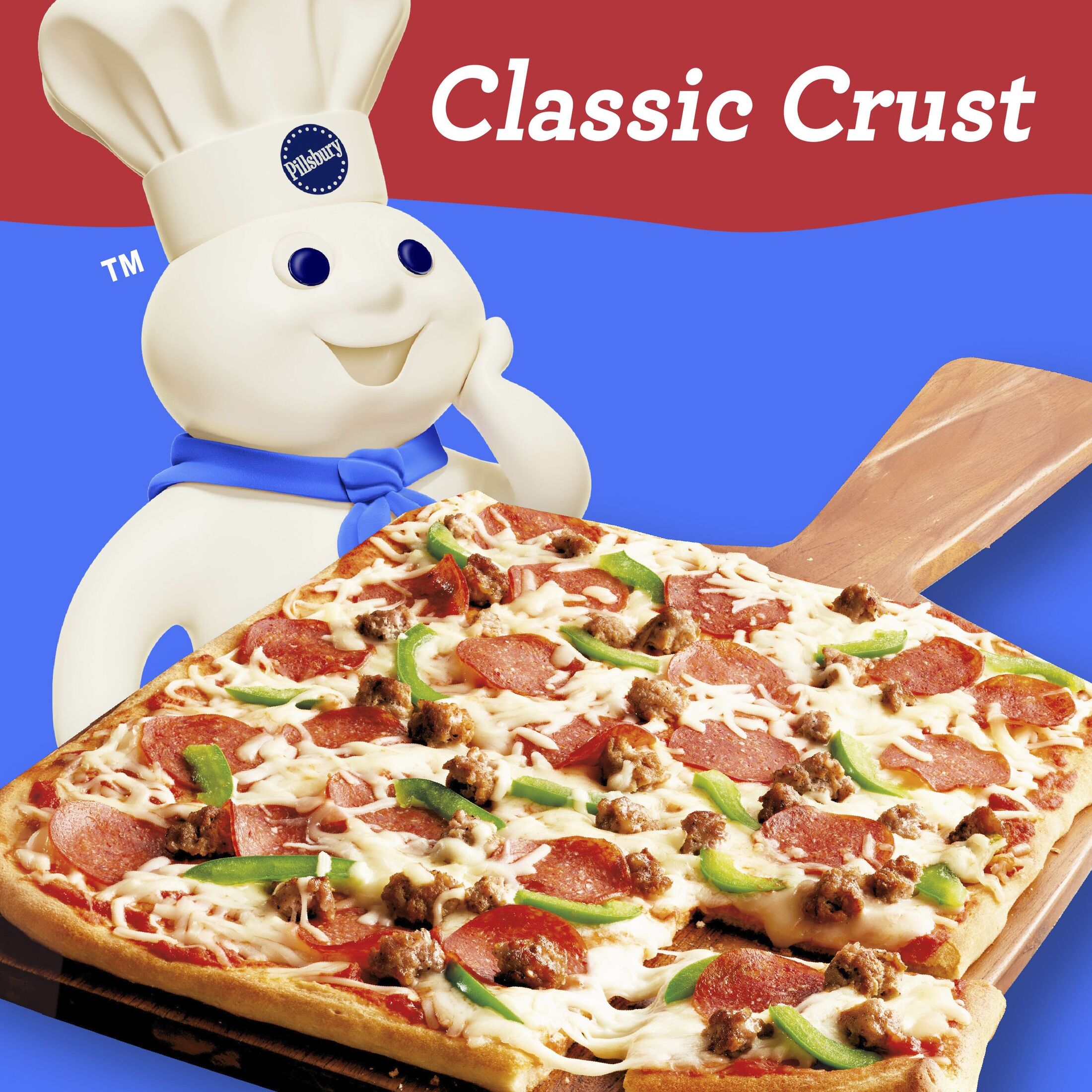 Pillsbury Refrigerated Classic Pizza Crust, 13.8 oz thumbnail 2