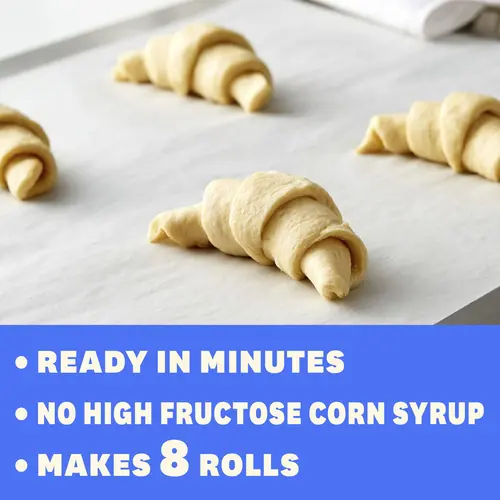 Pillsbury Crescent Rolls, Original Refrigerated Canned Pastry Dough, 8 Rolls, 8 oz thumbnail 4