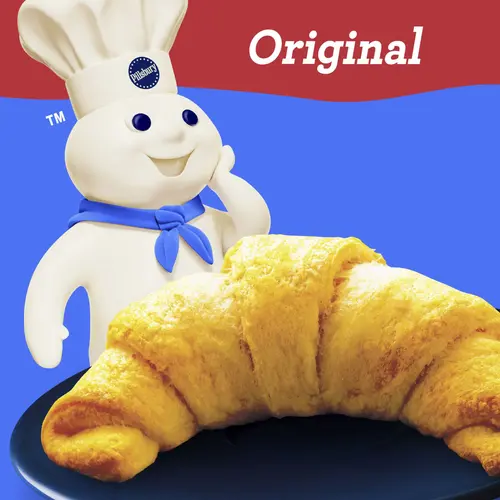 Pillsbury Crescent Rolls, Original Refrigerated Canned Pastry Dough, 4 oz thumbnail 2