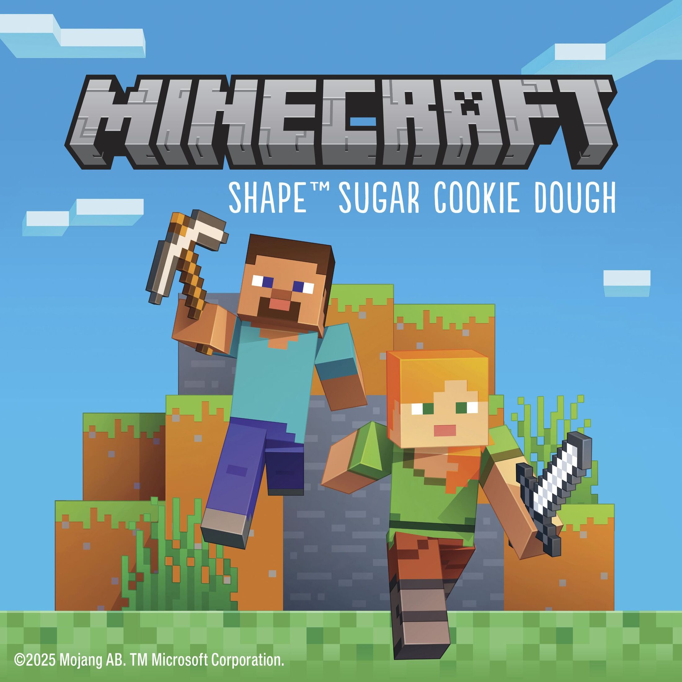 Pillsbury Ready to Bake Minecraft Shape Sugar Cookie Dough, 20 Pre-Cut Cookies, 9.1 oz thumbnail 3