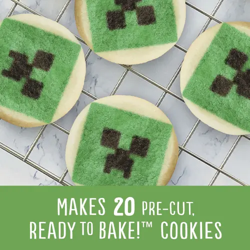 Pillsbury Ready to Bake Minecraft Shape Sugar Cookie Dough, 20 Pre-Cut Cookies, 9.1 oz thumbnail 4