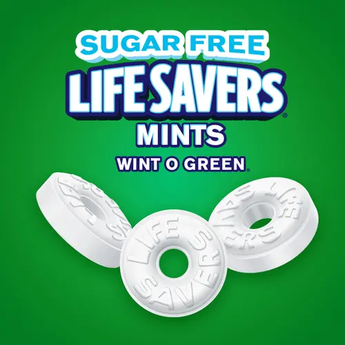 Life Savers Wint-O-Green Sugar Free Breath Mints Hard Candy - 2.75 oz thumbnail 2