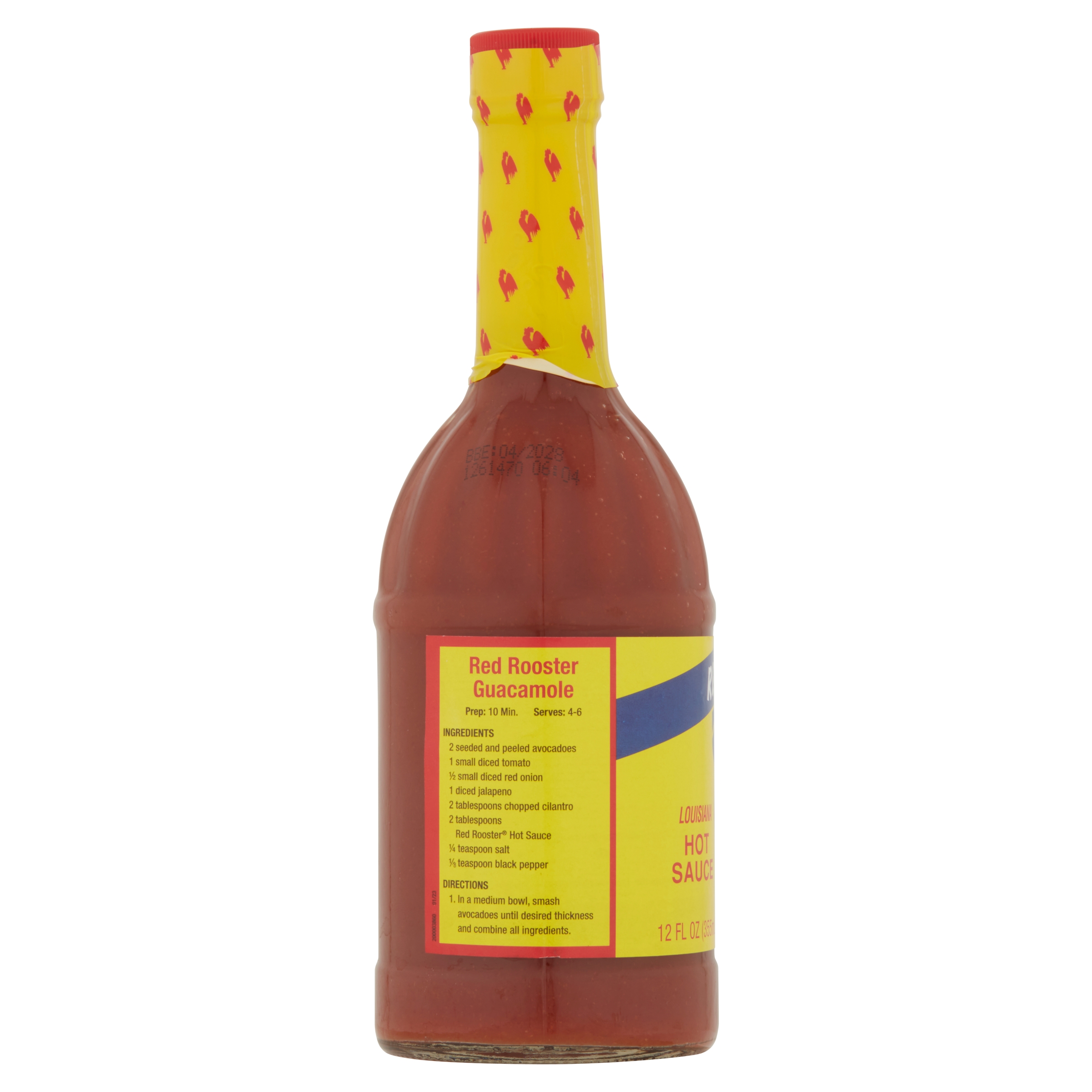 Red Rooster Hot Sauce, Shelf- Stable, 12 fl oz Bottle thumbnail 4