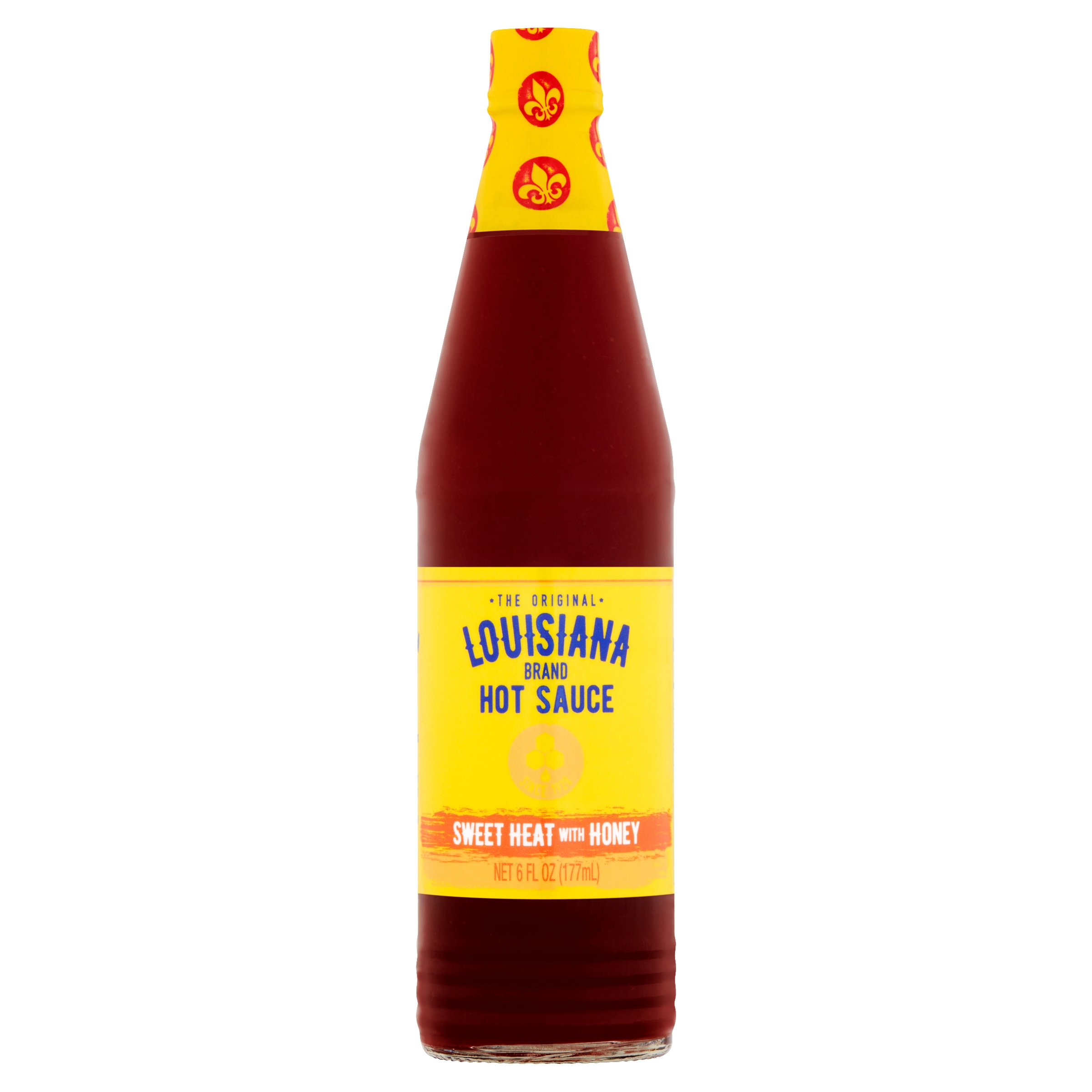 The Original Louisiana Brand Hot Sauce, Sweet Heat with Honey Hot Sauce, 6 fl oz Bottle