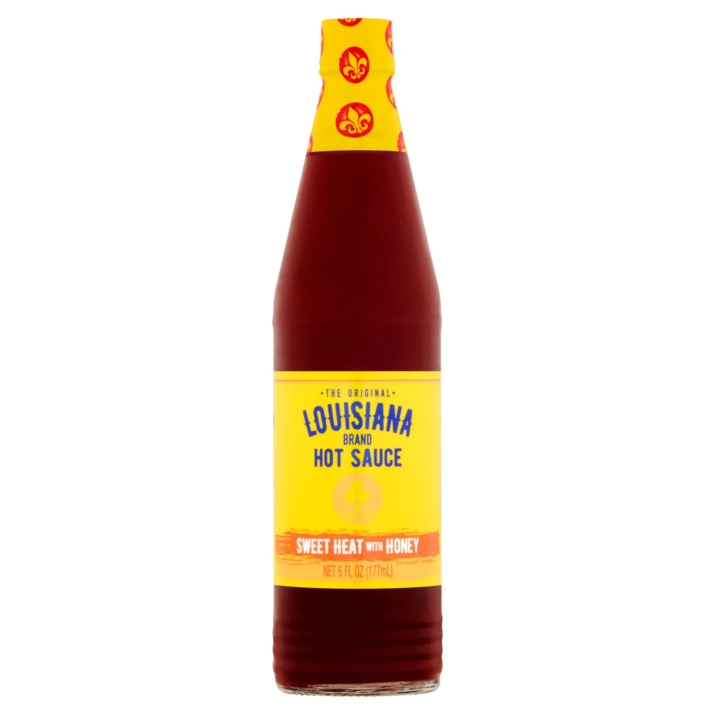 The Original Louisiana Brand Hot Sauce, Sweet Heat with Honey Hot Sauce, 6 fl oz Bottle