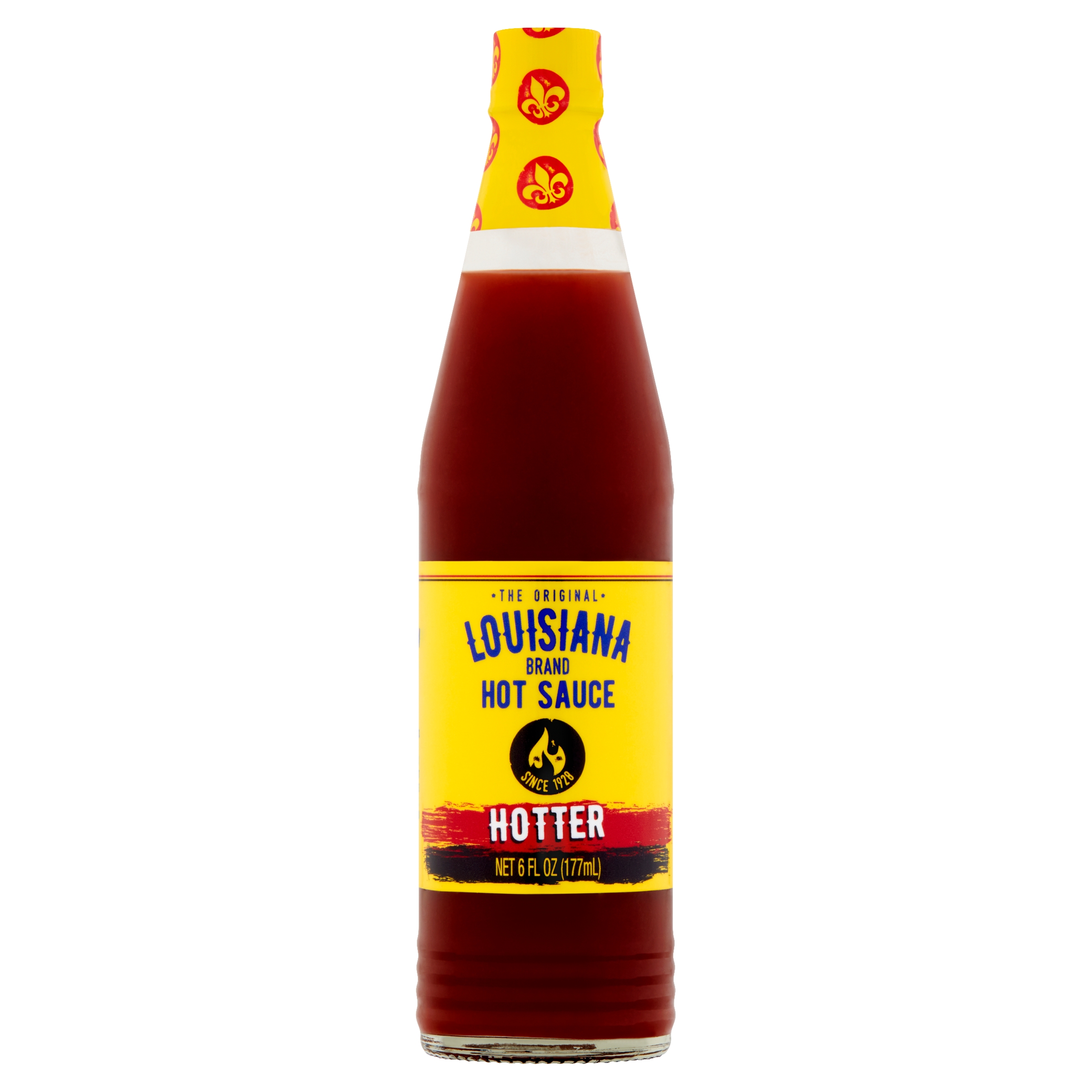 The Original Louisiana Brand Hot Sauce, Hotter Hot Sauce, 6 fl oz Bottle
