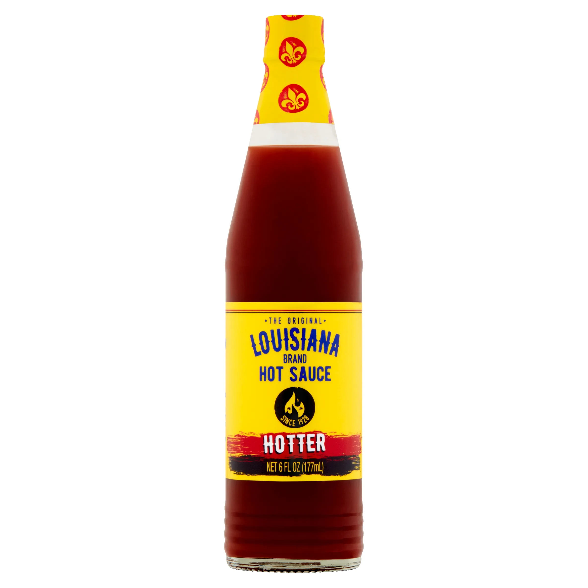 The Original Louisiana Brand Hot Sauce, Hotter Hot Sauce, 6 fl oz Bottle