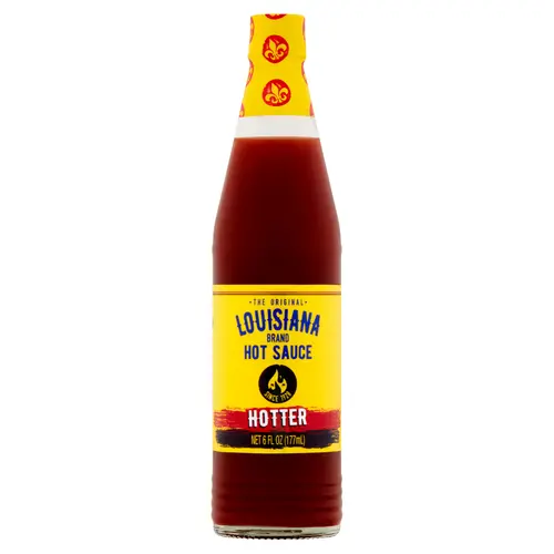 The Original Louisiana Brand Hot Sauce, Hotter Hot Sauce, 6 fl oz Bottle