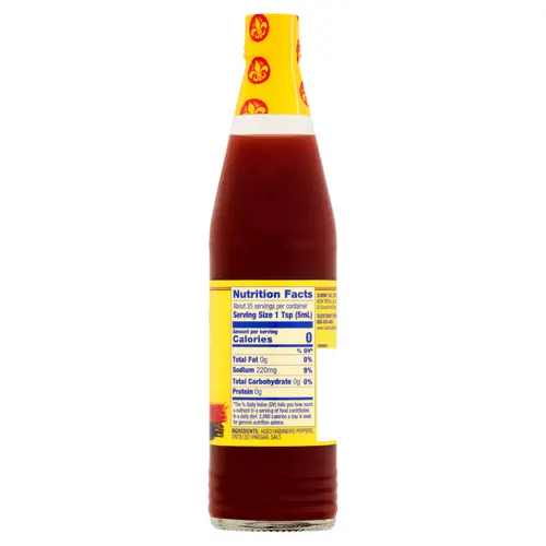 The Original Louisiana Brand Hot Sauce, Hotter Hot Sauce, 6 fl oz Bottle thumbnail 3