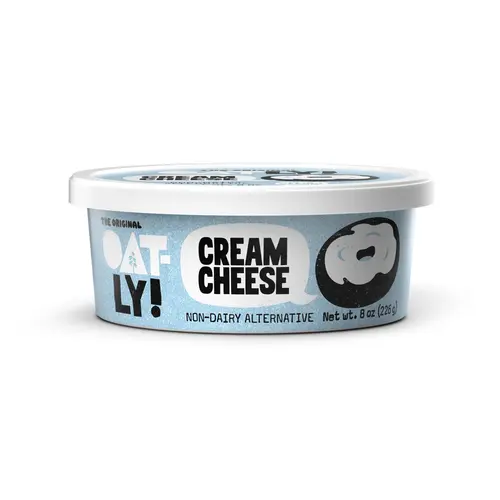 Oatly Dairy-Free Plain Cream Cheese, 8 oz Tub thumbnail 2