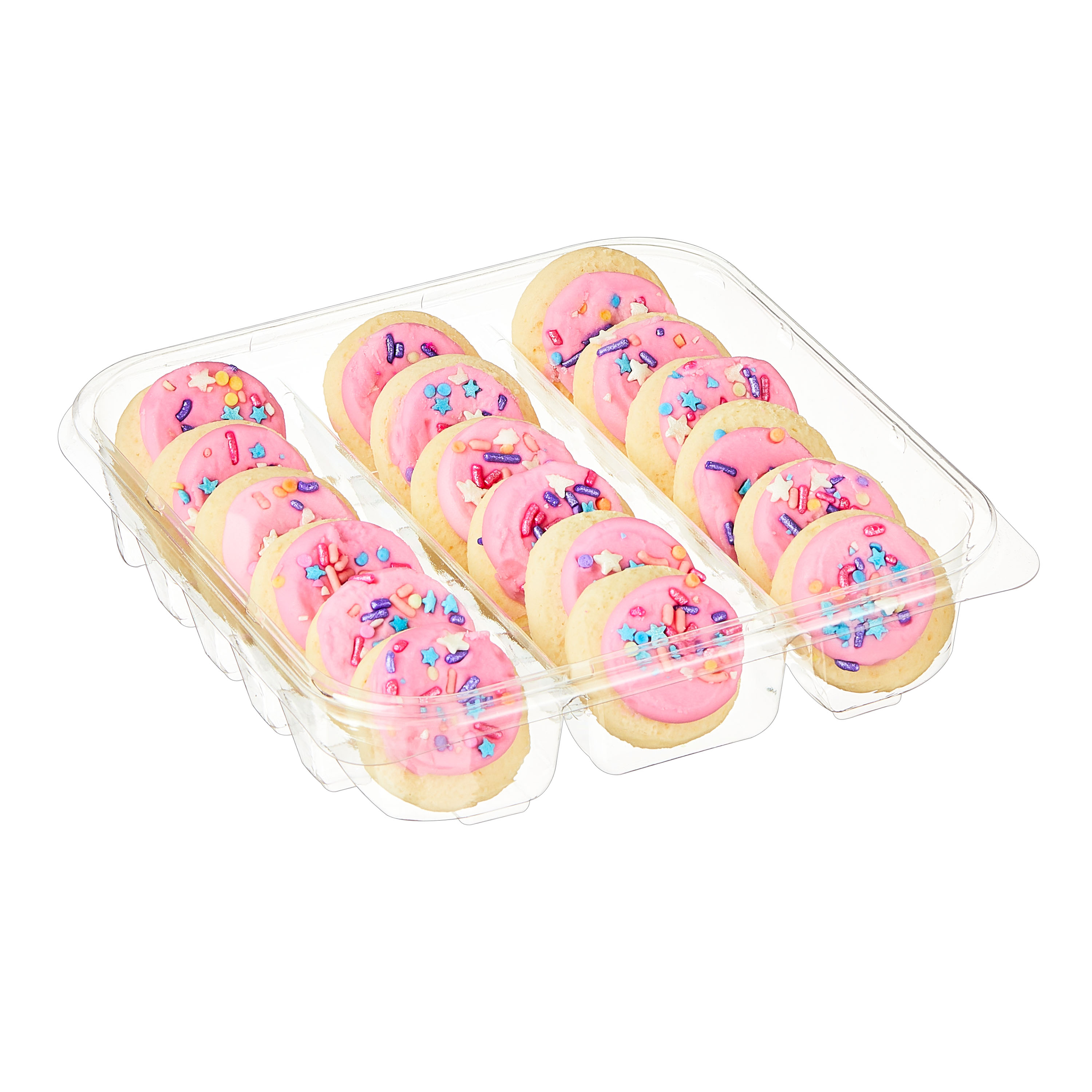 Freshness Guaranteed Mini Frosted Sugar Cookies, Cotton Candy Flavored, 9.4 oz, 18 Count