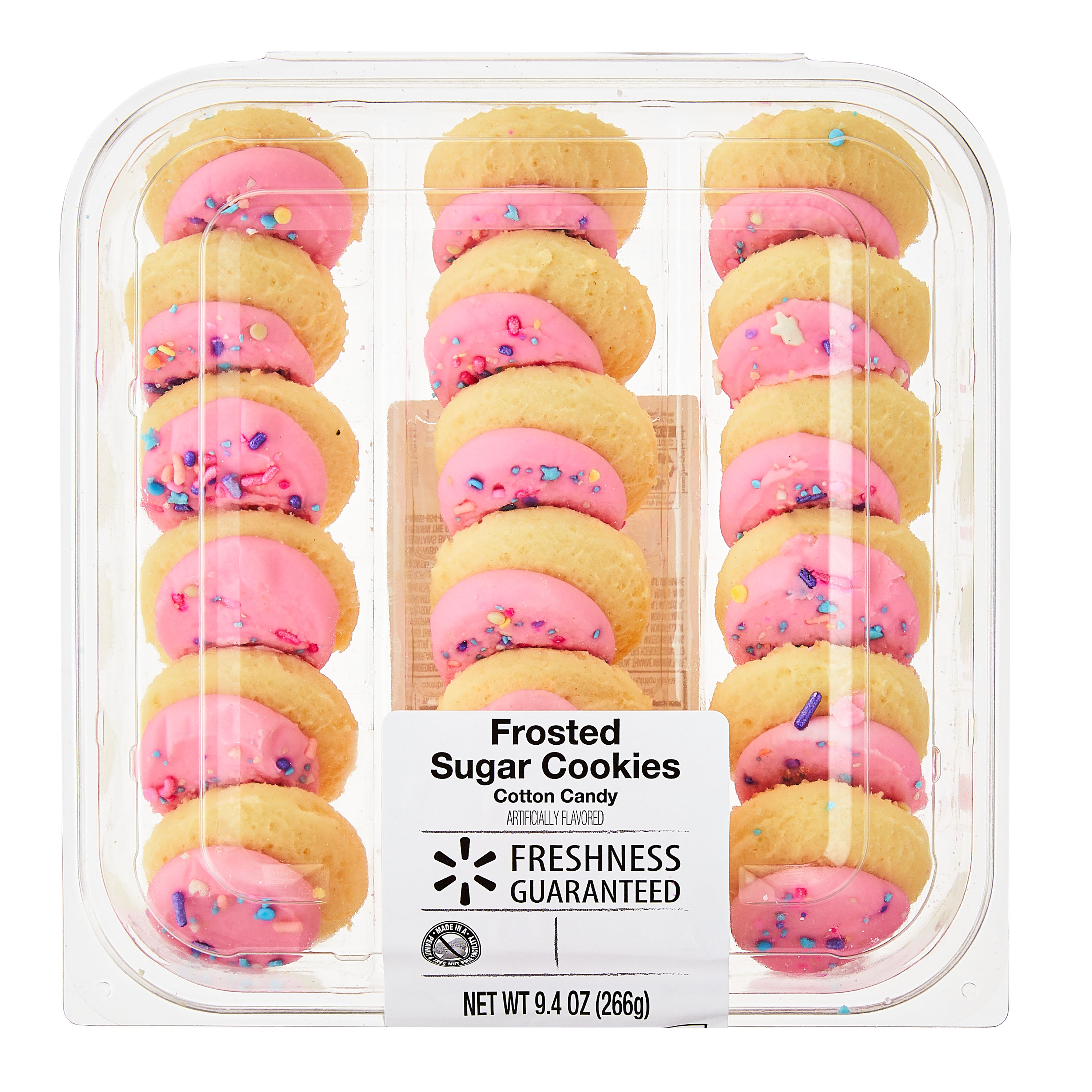 Freshness Guaranteed Mini Frosted Sugar Cookies, Cotton Candy Flavored, 9.4 oz, 18 Count thumbnail 4