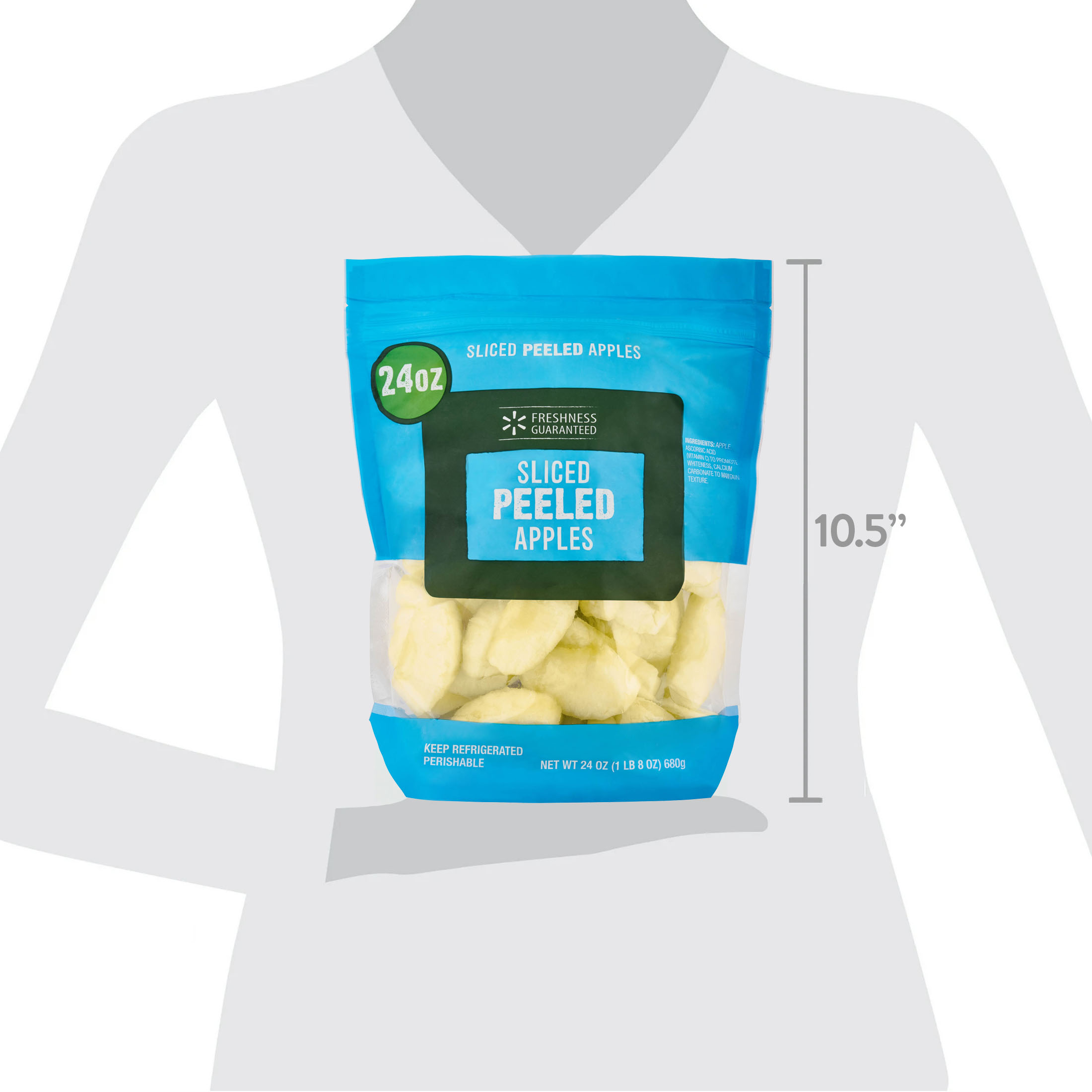 Freshness Guaranteed Fresh Cut and Peeled Apple Slices, 24 oz Bag thumbnail 4