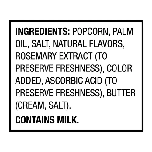 Great Value Butter Flavored Microwave Popcorn, 18 count, 2.4 oz Bags thumbnail 2
